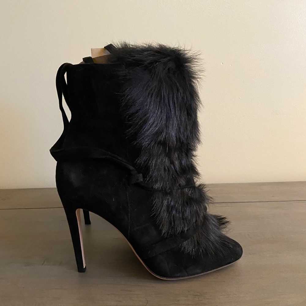 Gianvito Rossi Fur Boots size 401/2